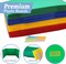 4E's Novelty Plastic Desk Dividers for Students - Pack of 20 - Bulk Colored Desk Privacy Panel - Plastic Classroom Dividers, Testing Dividers for Classrooms, Easy-to-Clean Durable, with Labels